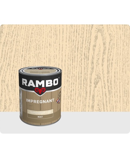 Rambo Impregnant - Transparant - Kleurloos - 0,75 liter