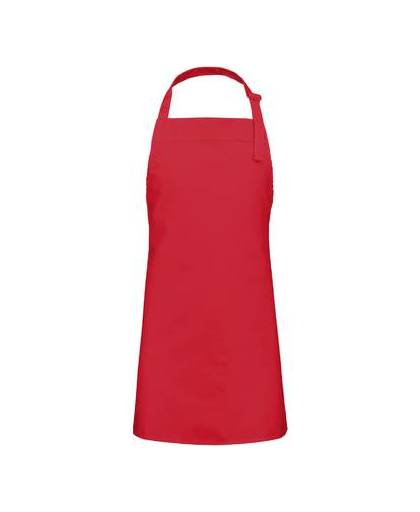 Benza Schort Keukenschort voor Kinderen - Rood - 50 x 60 cm