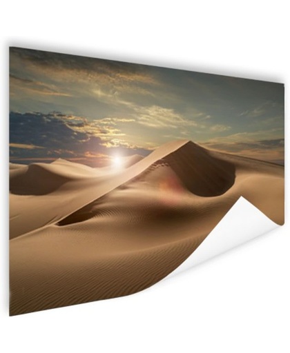 Zandduinen in een woestijn Poster 60x40 cm - Foto print op Poster (wanddecoratie)