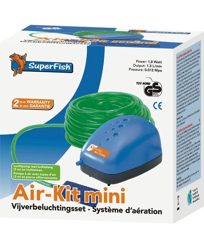 Superfish Air Kit Mini - Aquarium & Vijver - Beluchting - Met luchtsteen en 5 m luchtslang