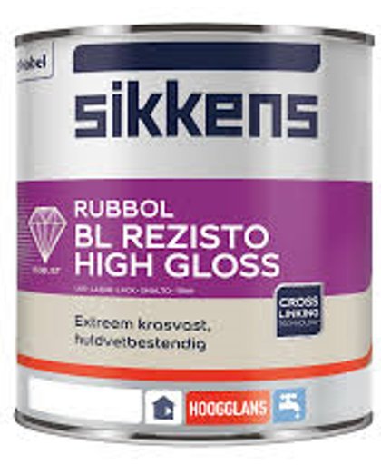 Sikkens Rubbol BL Rezisto High-Gloss RAL9003 Signaalwit 1 Liter