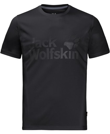 Jack Wolfskin Rock Chill Logo T - Outdoorshirt - Heren - Black