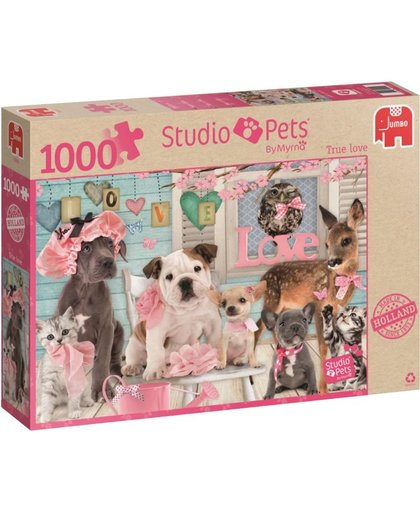 Premium Collection Studio Pets Met veel Liefde 1000 stukjes