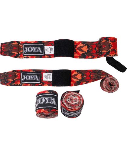 Joya Fight Gear Wrap Velcro - Bandages - Camouflage Rood - 280 cm