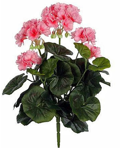 Mica Kunstplant Geranium Roze, losse steker - H 35cm