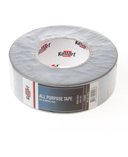 Kelfort All purpose tape heavy duty grijs 50mm