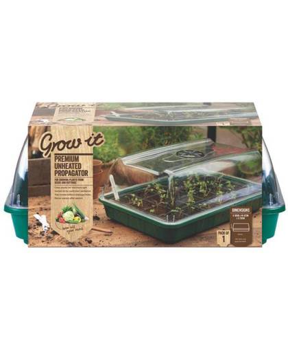 Grow-it Premium onverwarmde kweekkas - H18xW36xD24,5cm