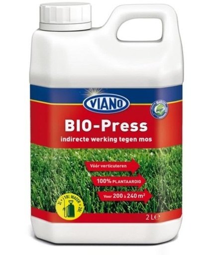 Bio-press anti- mos - 100% plantaardig, 2 liter voor 250 m²