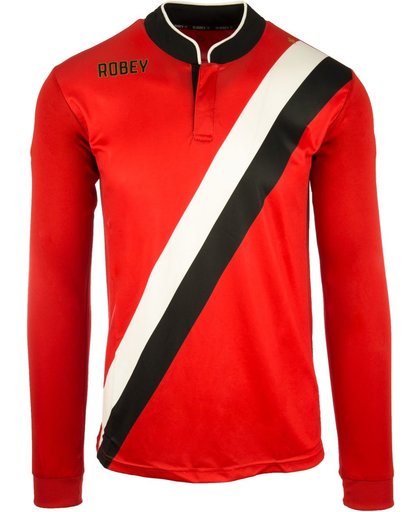 Robey Shirt Anniversary LS - Voetbalshirt - Red/White/Black - Maat M