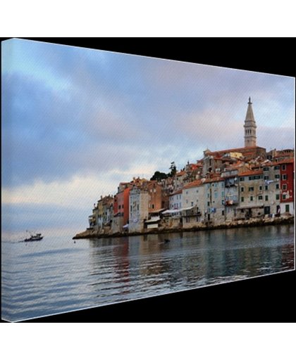 Rovinj Kroatie Canvas 80x60 cm - Foto print op Canvas schilderij (Wanddecoratie)