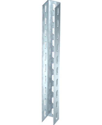 OBO montagerail/-profiel, staal, (bxh) 50x50mm, profielvorm U-profiel