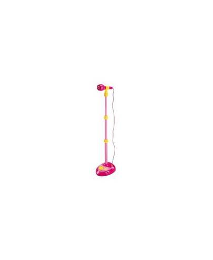 Bontempi Microfoon I Girl Karaoke met standaard roze