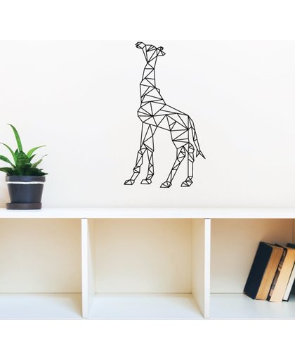 Muursticker giraffe geometrisch | woonkamer - slaapkamer - kinderkamer | hip - modern