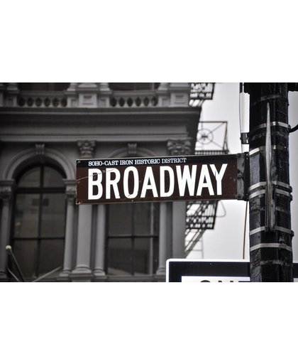 New York Behang | Broadway-straat in New York | 373 x 250 cm | Extra Sterk Vinyl Behang