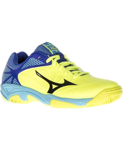 Mizuno Exceed Star CC  Tennisschoenen - Maat 33 - Unisex - geel/paars/blauw