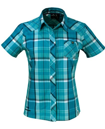Eider Bogani Short Sleeves Women - dames - blouse korte mouwen - maat 38 - groen/blauw