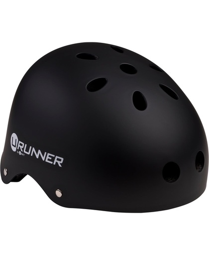 Unit U-Runner Helm – hoofdbescherming - Maat M (55-58cm) – Zwart