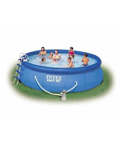 Intex zwembad easy set incl. Filter/pomp (ø:457cm, h:84cm)