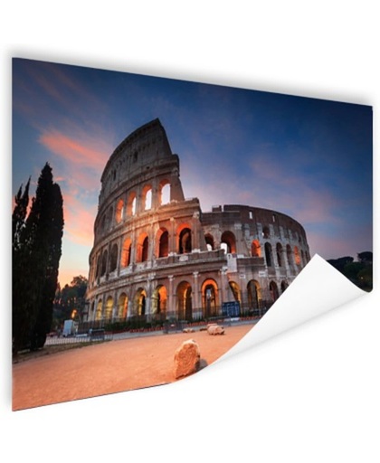 Colosseum in de nacht Poster 60x40 cm - Foto print op Poster (wanddecoratie)