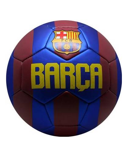FC Barcelona voetbal metallic - maat 5