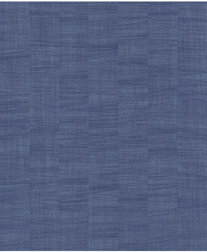 Botanical uni blauw behang (vliesbehang, blauw)