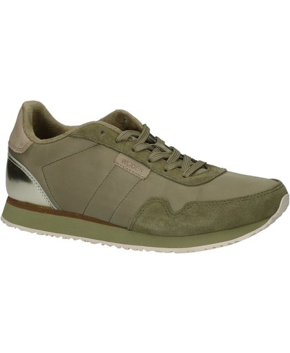 Woden - Wl159 - Sneaker laag gekleed - Dames - Maat 36 - Groen;Groene - 342 -Lyme Grass