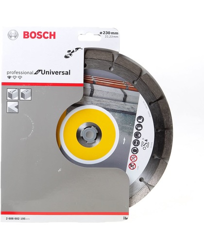 Bosch Diamant doorslijpschijf standaard universeel diameter 230 x asgat 22.2mm