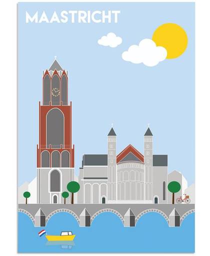 Poster Maastricht DesignClaud - Kleurrijk - A2 poster