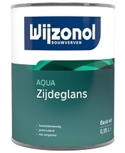 Wijzonol Aqua Zijdeglans RAL7021 Zwartgrijs 1 Liter