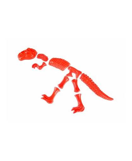 Speelgoed dinosaurus zandvormen rood