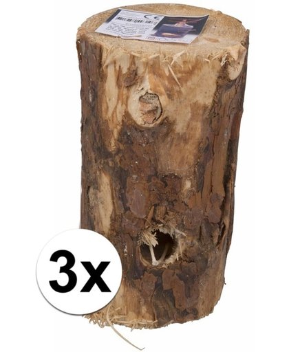 3 stuks Zweedse boom fakkels 20 cm