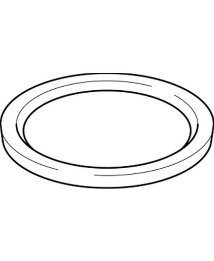 GEB rubber o-ring afdicht, EPDM, zw, inw diam 90mm