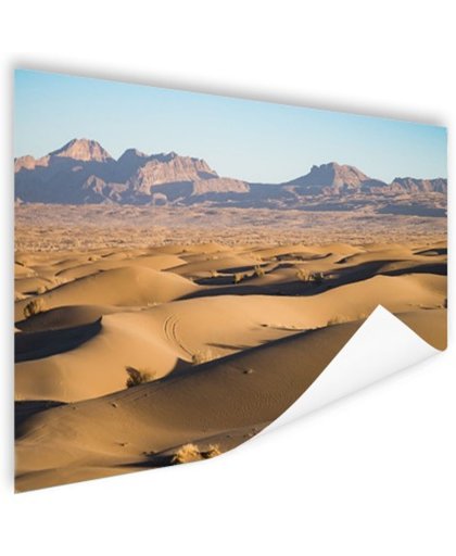 Woestijngebied met bergen Iran Poster 120x80 cm - Foto print op Poster (wanddecoratie)
