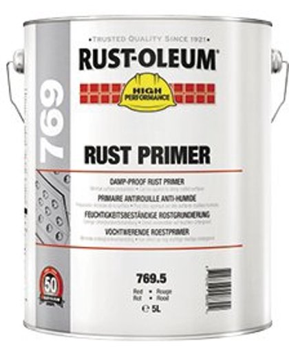Rust-Oleum Roestprimer 769 / 780 - 769 Roodbruin 1 liter- Roestwerende grondlaag