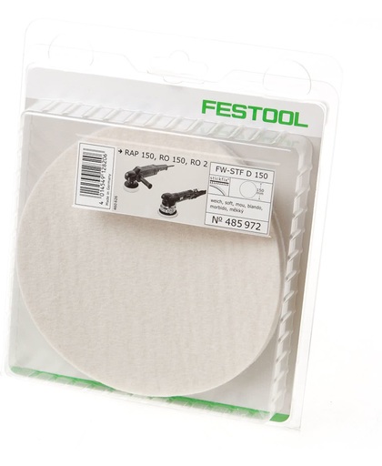 Festool Polijstvilt zacht pf-stf-d 150 x 10-w diameter 150mm