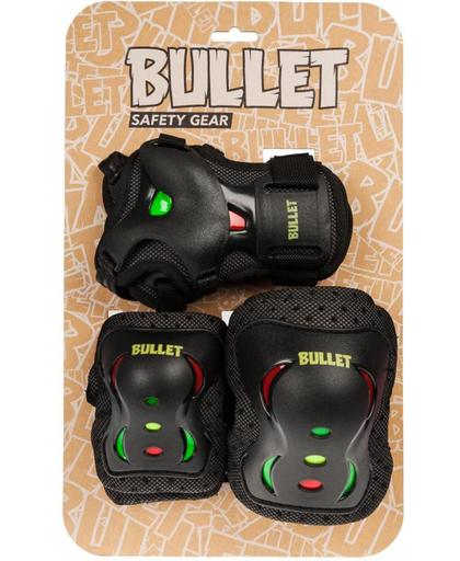 Bullet Triple Beschermingsset - Zwart - S (3 tot 6 Jaar)