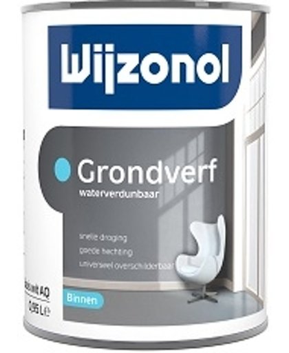 Wijzonol Grondverf Acryl, Wit - 1 liter