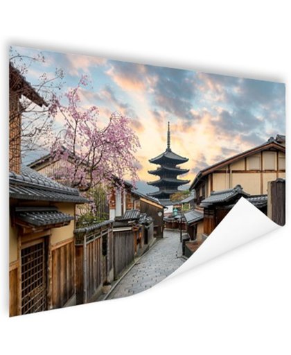 Sannen Zaka Street in Japan Azie Poster 180x120 cm - Foto print op Poster (wanddecoratie)