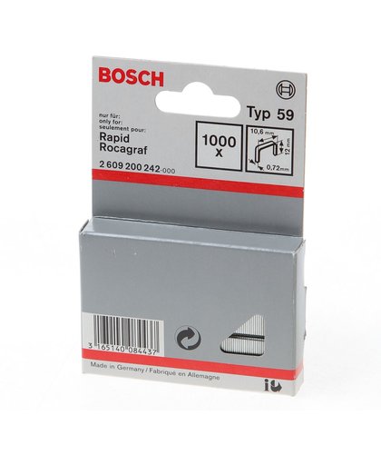 Bosch nieten gegalvaniseerd met fijne draad type-59 12mm