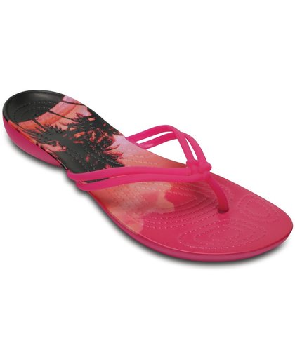 Crocs Isabella flip Slippers - Maat 36/37 - Vrouwen - roze/rood