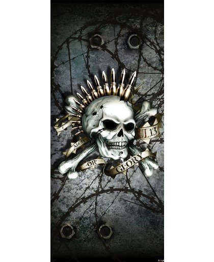 Deursticker Muursticker Alchemy, Gothic | Zwart | 91x211cm