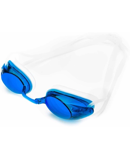 #DoYourSwimming - Zwembril incl. transportbox -  Harpoon  - anti-fog systeem, krasbestendige glazen met ge ntegreerde UV-bescherming  - Vanaf ca. 12 jaar & volwassenen - blauw