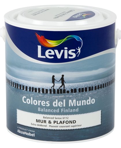 Levis Colores del Mundo Muur- & Plafondverf - Balanced Sense - Mat - 2,5 liter