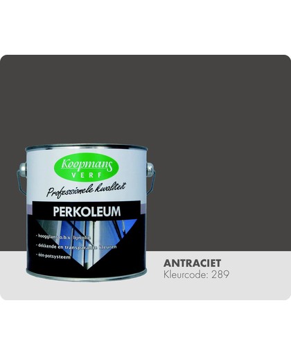Koopmans Perkoleum - Dekkend - 2,5 liter - Antraciet