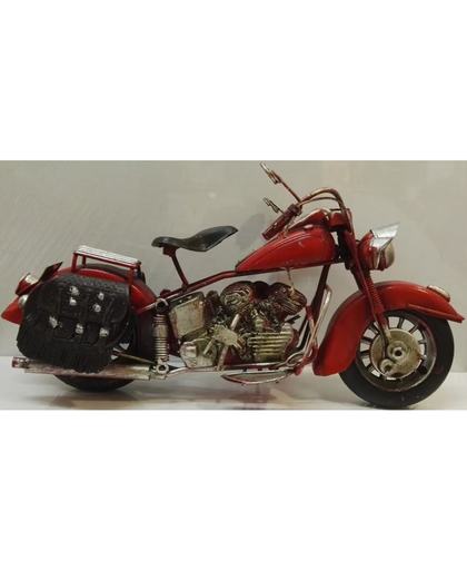 Rode blikken motor in Harley Davidson stijl