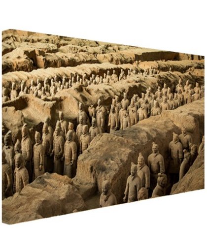 Terracotta leger Xian Canvas 30x20 cm - Foto print op Canvas schilderij (Wanddecoratie)