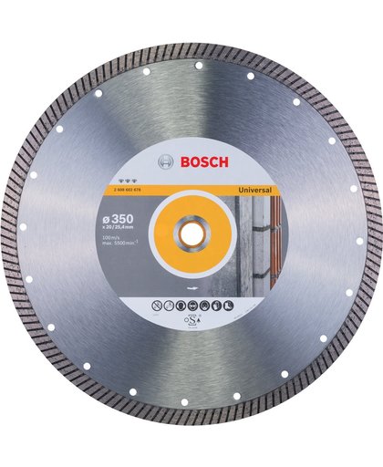 Bosch - Diamantdoorslijpschijf Best for Universal Turbo 350 x 20,00+25,40 x 3,2 x 12 mm