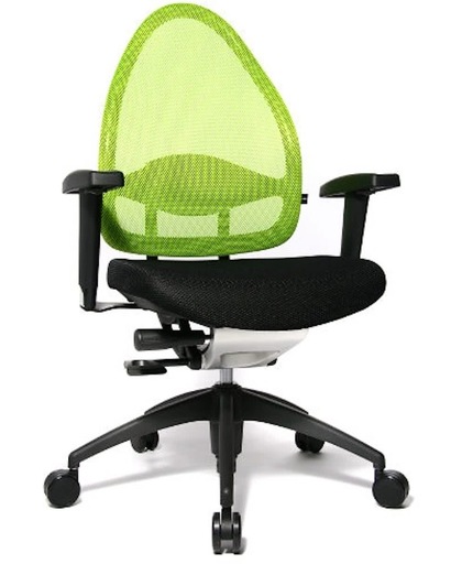 Topstar Open Base Edition - Bureaustoel - Netstof - Groen / zwart