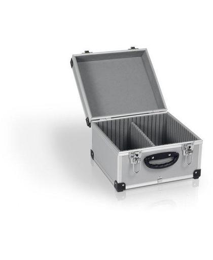Varo PRM1010740 Aluminium koffer voor max. 40 cd's - Lichtgewicht - Zilver