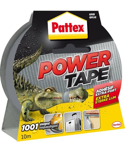Pattex Power Tape - Waterbestendig - 10 Meter - Grijs